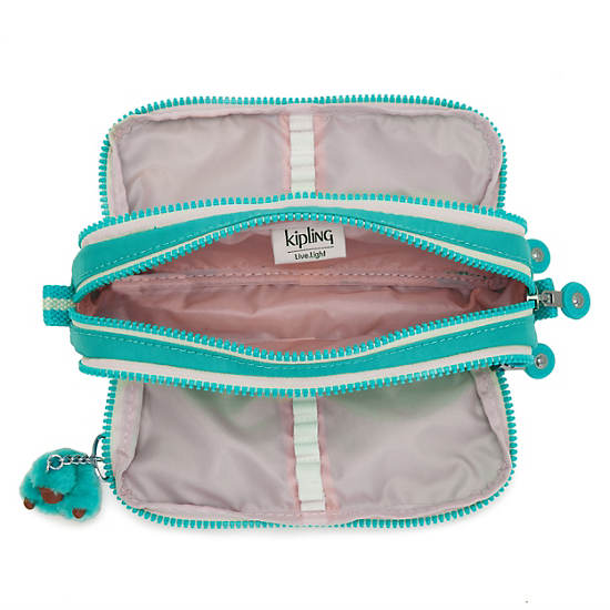 Kipling Gitroy Pencil Case Bags Turquoise Sea | AU 1624SG